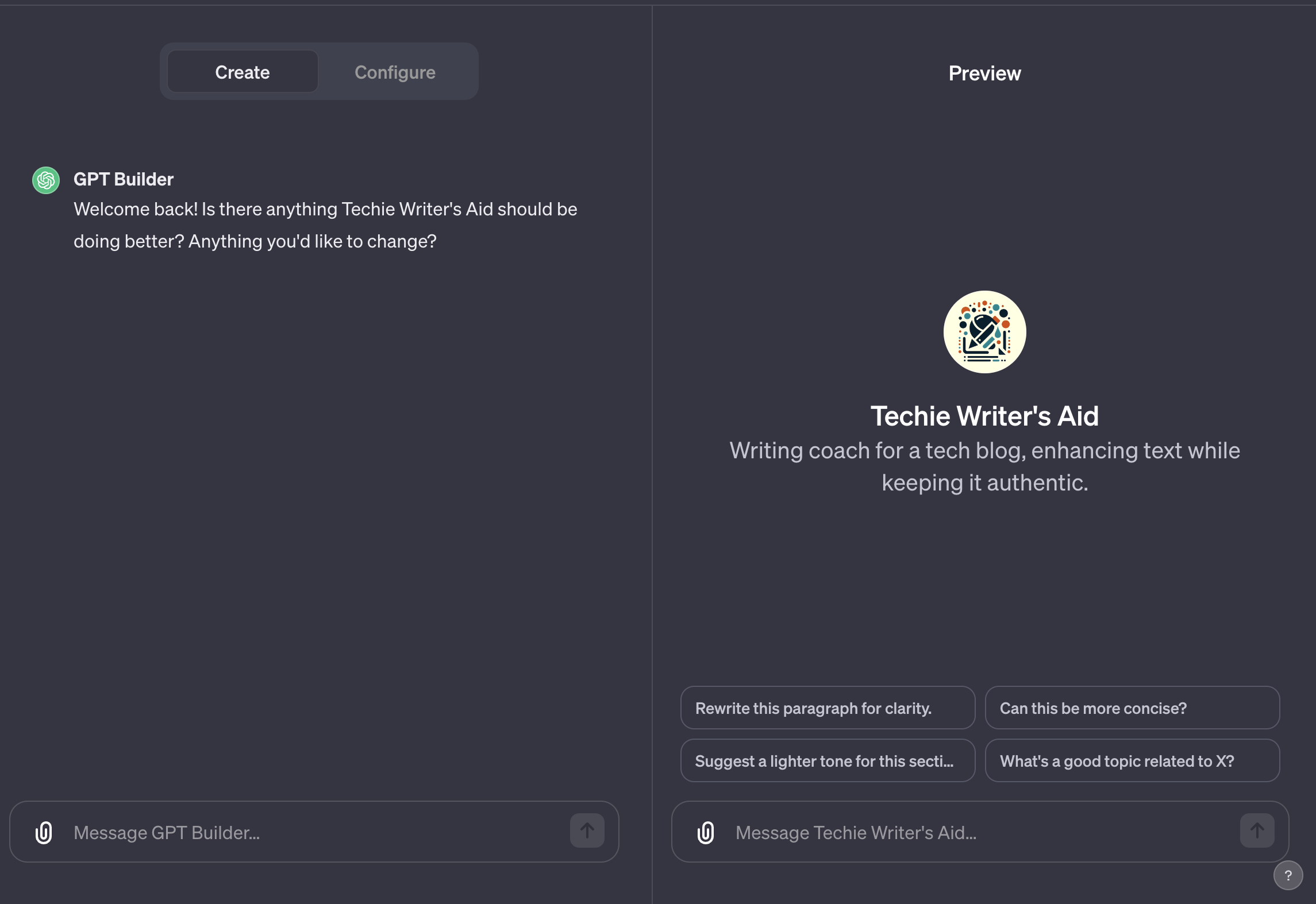 Technical Writing AI Assistant Example